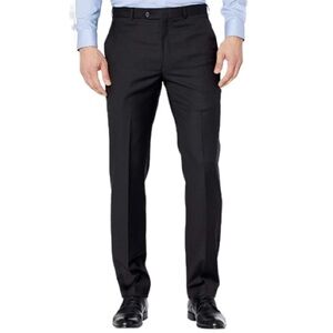 Lauren Ralph Lauren Black NWT Ultra Flex Pants Edgewood 100% Wool 40x30